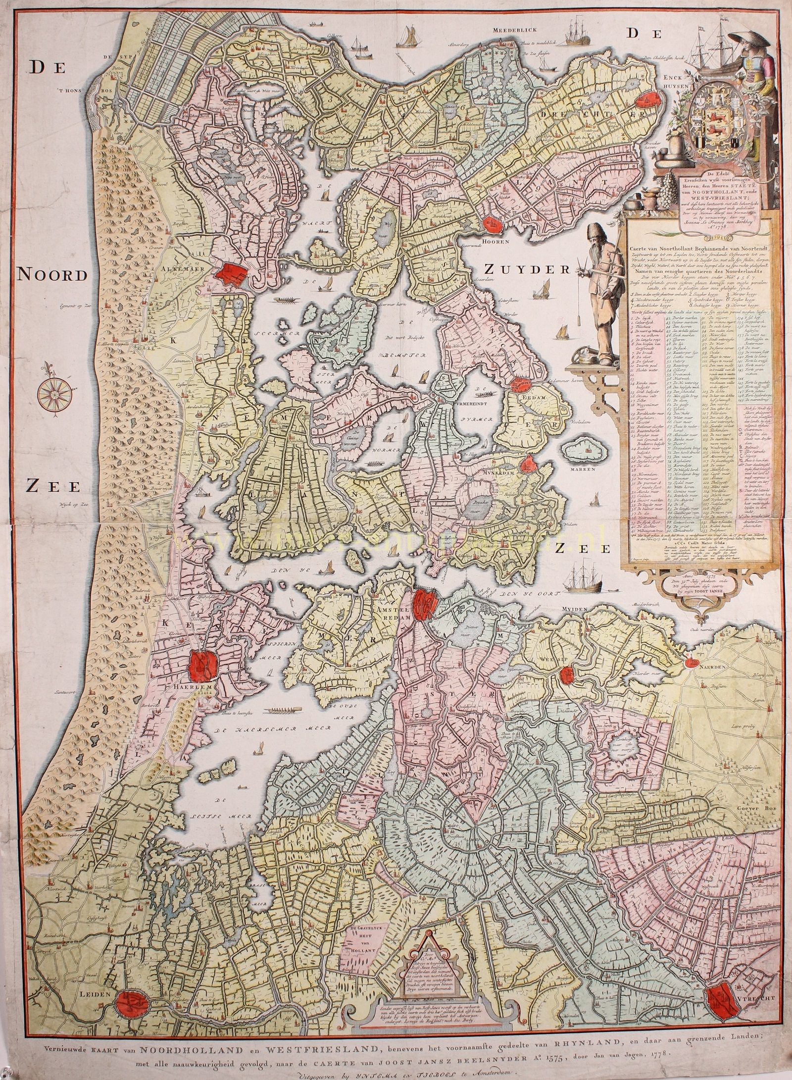 Beeldsnijder-- Joost Jansz. (1541-1590) - North Holland - after Joost Jansz. Beeldsnijder, 1778