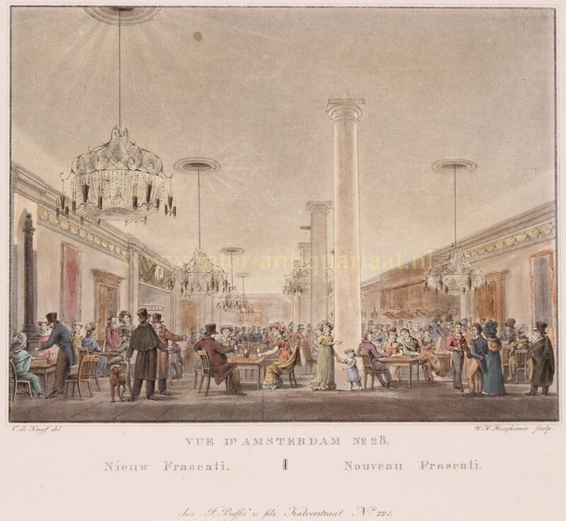 Amsterdam, Frascati theatre – after Cornelis de Kruyff, 1825