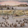 De verovering van Olinda in Nederlands Brazilië in 1651