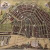 oude kaart van Amsterdam uit 1737-1737