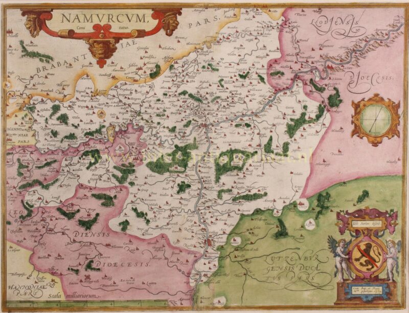 Namur County – Abraham Ortelius, 1576-1612