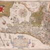 kaart van het Graafschap Holland uit 1588