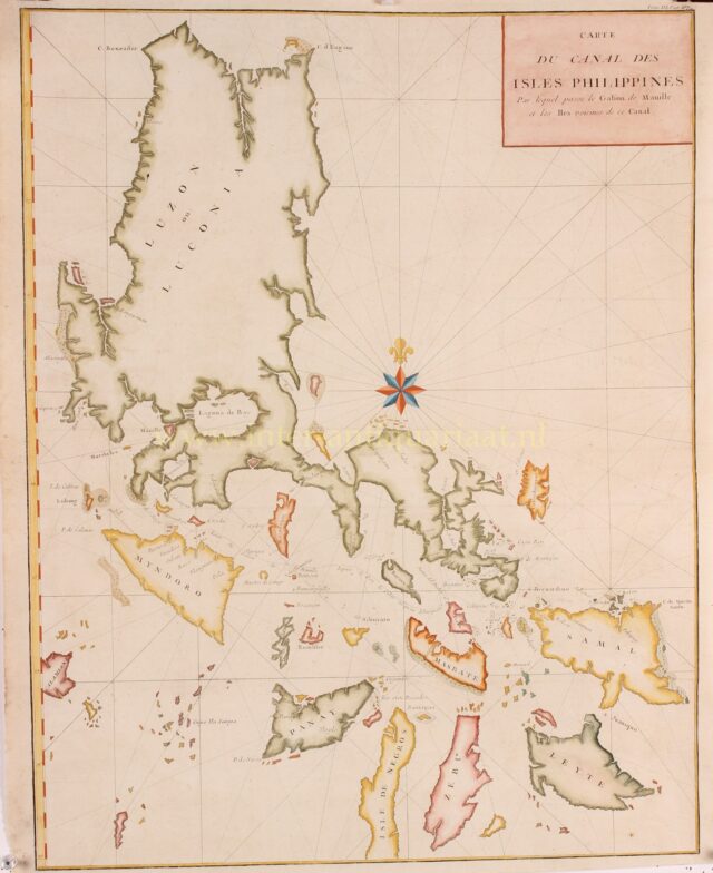 18e-eeuwse kaart van Filippijnen