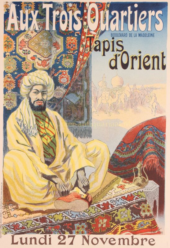 Oriental rugs at Aux Trois Quartiers – René Péan, 1895-1900