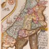 Dutch 17th century Lion Map