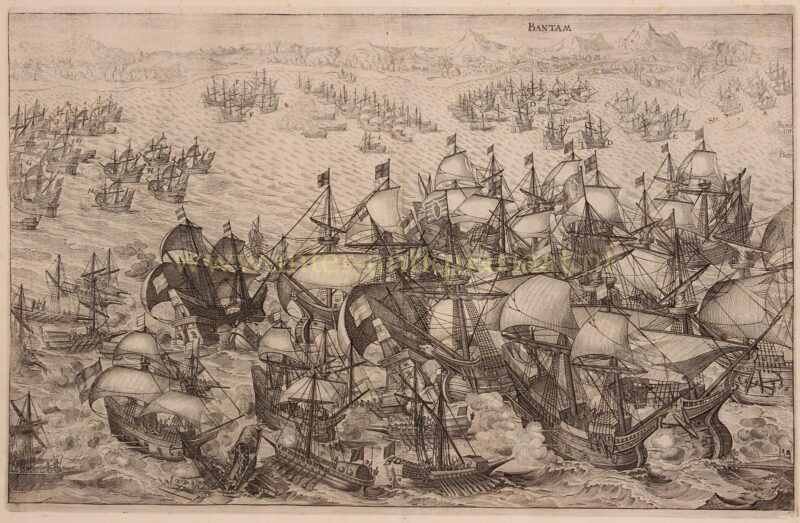 Battle of Bantam – Bartholomeus Willemsz. Dolendo, 1601