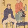 Hollander met Chinese bediende in Dejima 1861
