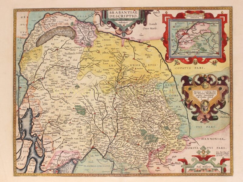 Brabant – Abraham Ortelius, 1595