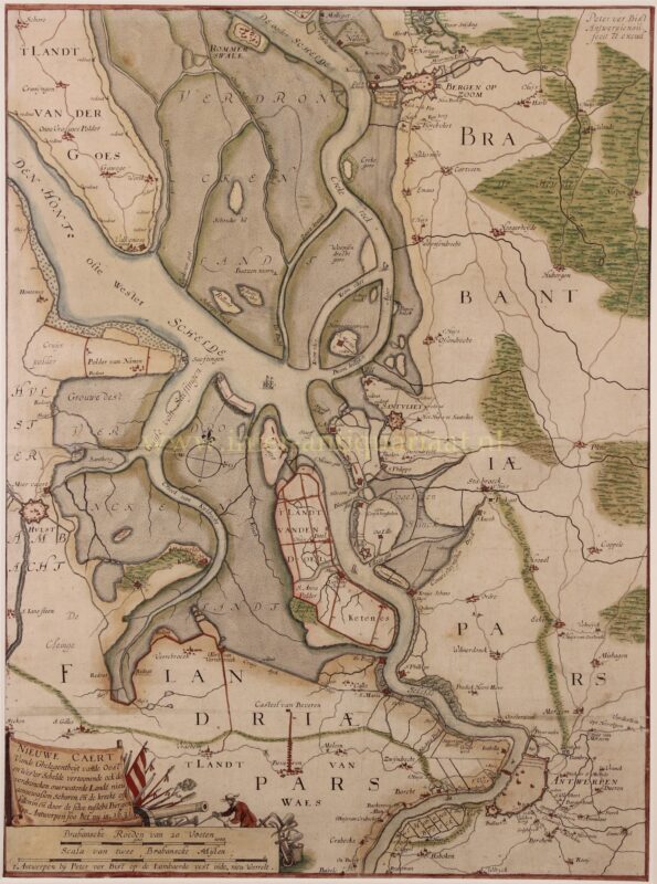 Scheldt river – Pieter Verbiest, 1643