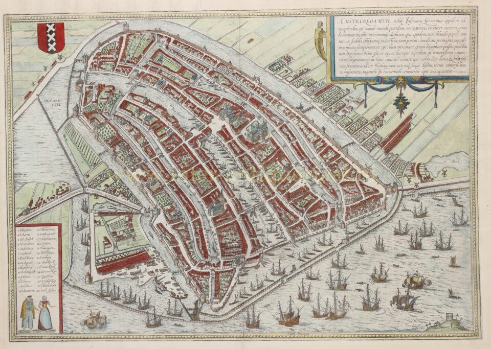 Amsterdam - Braun & Hogenberg, 1618-1657