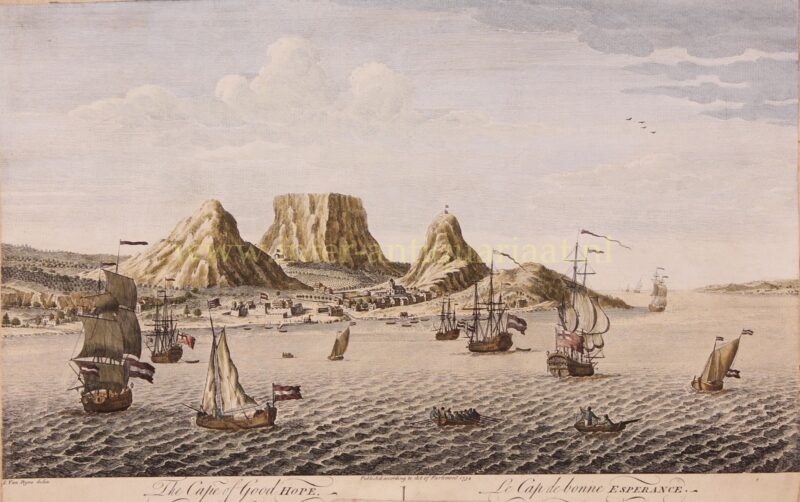 Cape of Good Hope – Robert Sayer after Jan van Ryne, 1754