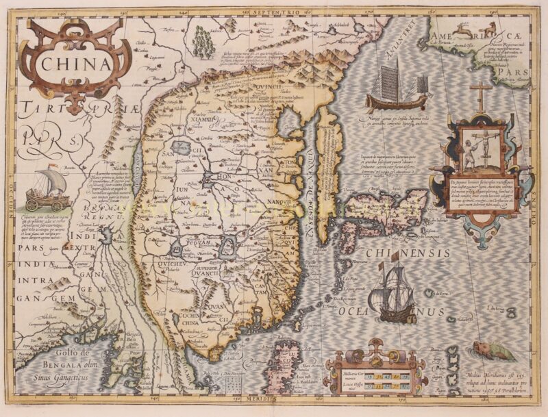 China, Korea, Japan – Mercator/Hondius, 1619