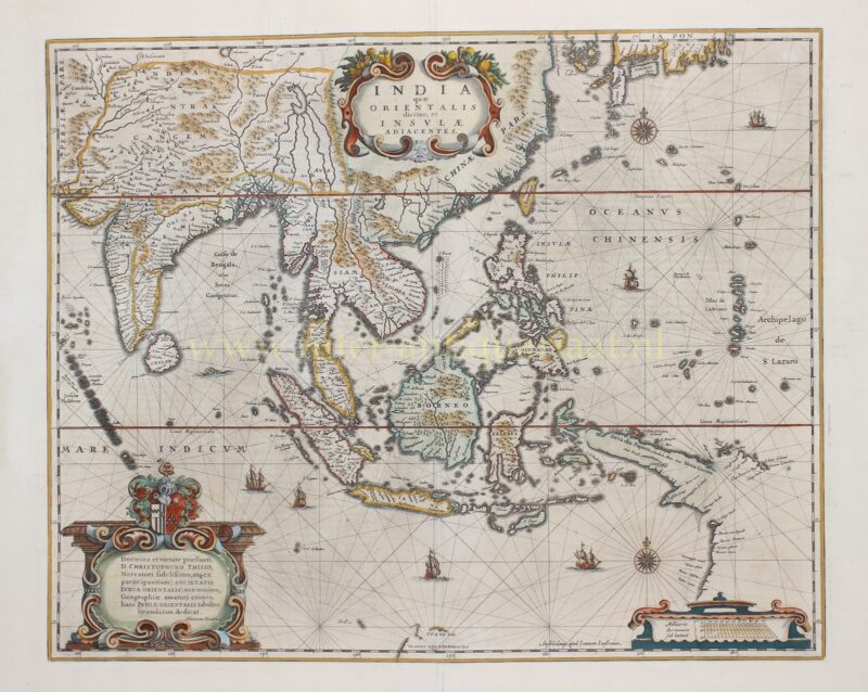 Southeast Asia – Hondius/Janssonius, 1647