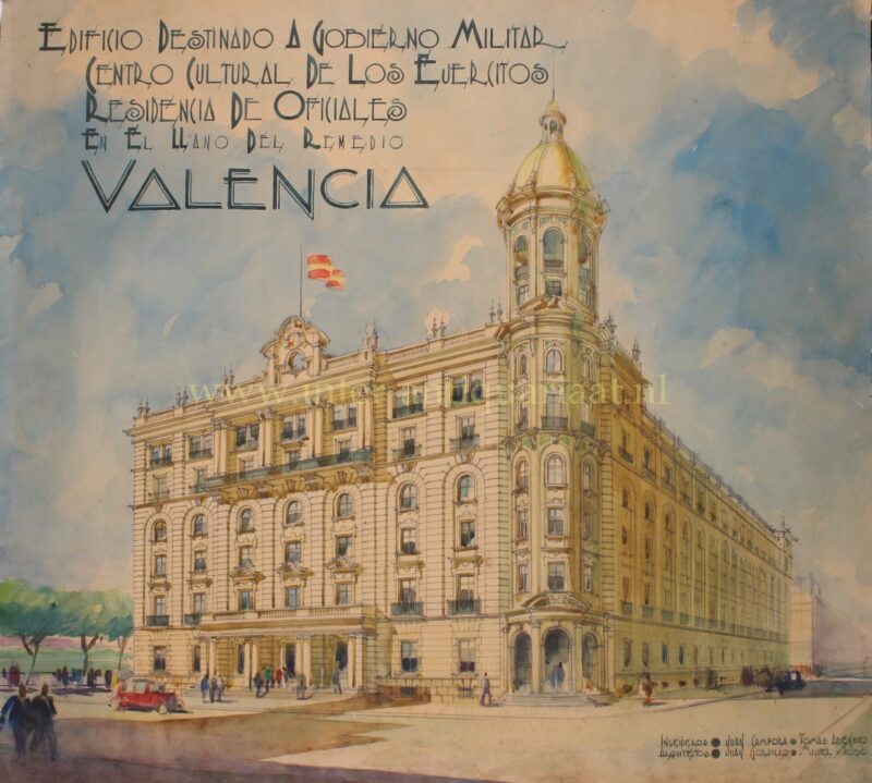 Valencia, Gobierno Militar – Juan Cámpora Rodríguez et al., ca. 1935