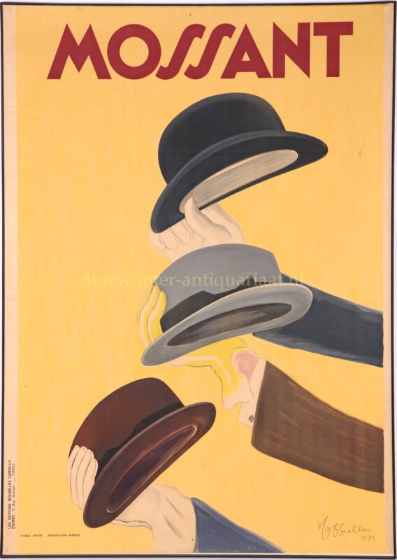 Mossant hats – Leonetti Cappiello, 1938