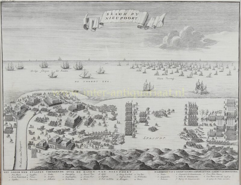 Battle of Nieuwpoort – Widow Joannes van Someren after Floris Balthasarsz. van Berckenrode, 1679-1684