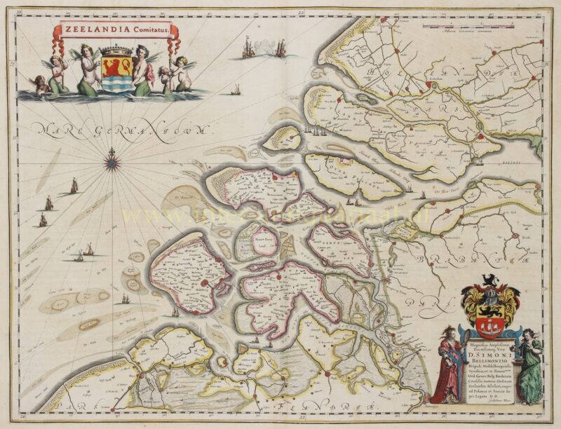 Zeeland – Willem Blaeu, 1640-1655