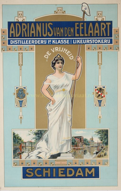 Dutch Art Nouveau poster – Stadler & Sauerbier, c. 1910
