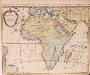 18e-eeuwse kaart van Afrika