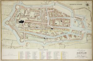 plan of Alkmaar 1823