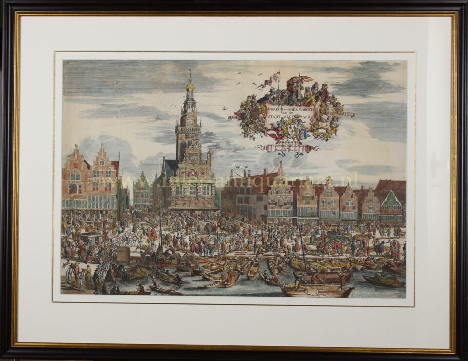 Alkmaar, cheese market - Romeyn de Hooghe, 1674 - Image 2