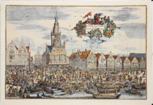 Alkmaar, cheese market - Romeyn de Hooghe, 1674 - Image 3