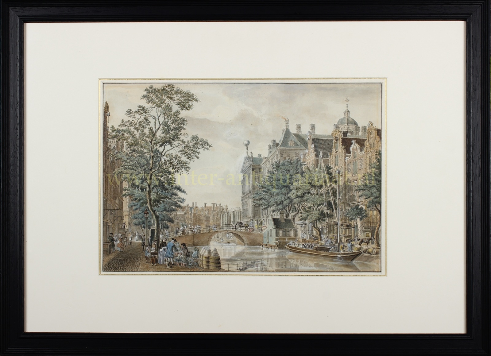 Amsterdam, Nieuwezijds Voorburgwal - Jan de Beijer, ca. 1759 - Image 2