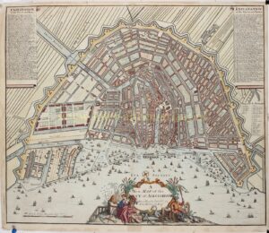 18th century plan of Amsterdam