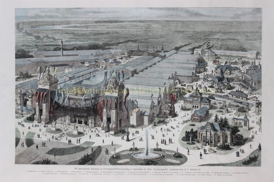 Amsterdam, world exhibition- J.C. Greive, 1883 - Image 2