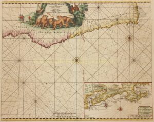 Angola, South Africa, Cape of Good Hope - Reinier & Josua Ottens, c. 1730