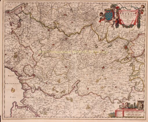 old map of Artois