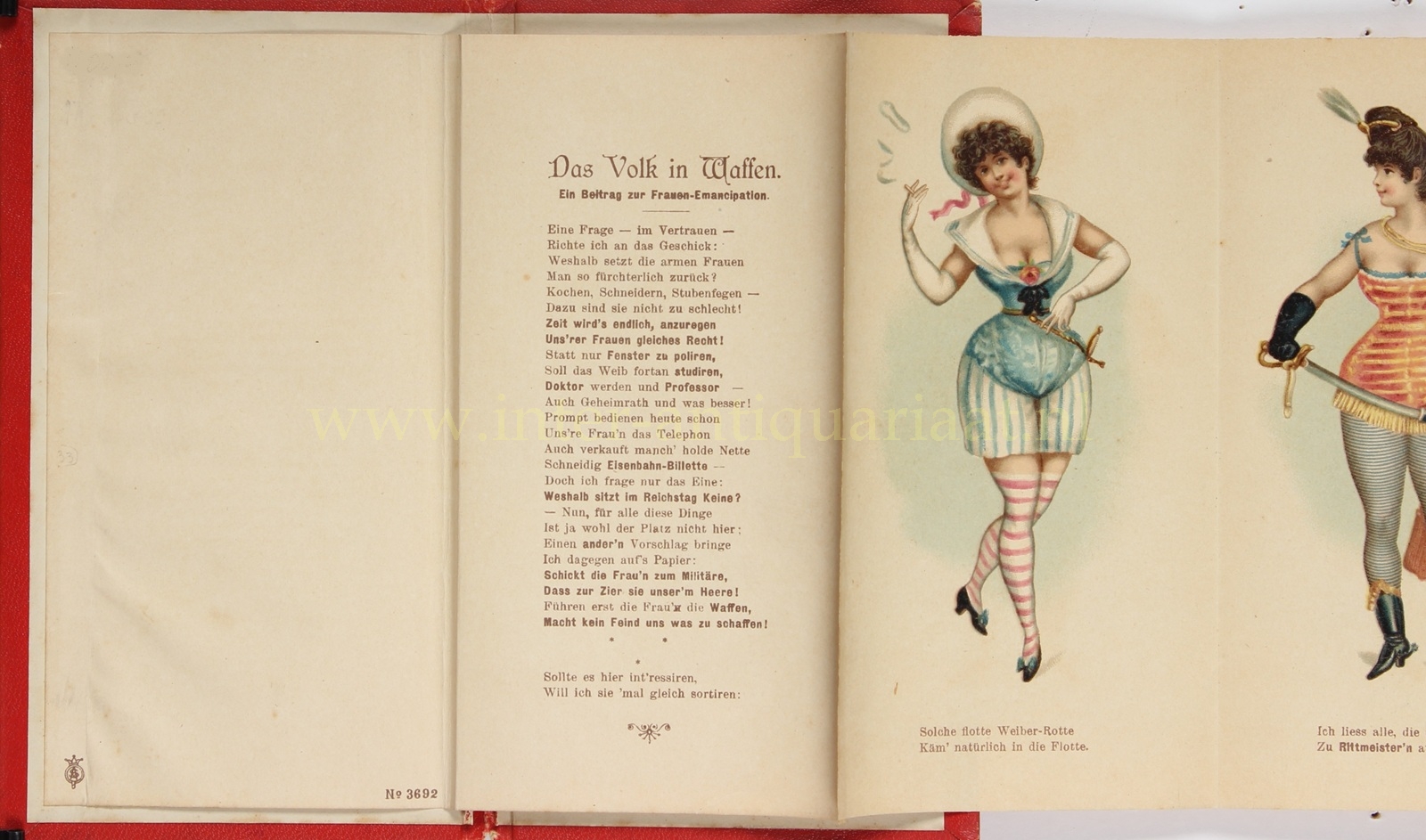 Satire on women's emancipation - A. Sala, ca. 1892 - Image 2