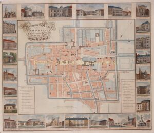 19e-eeuw Den Haag oude kaart