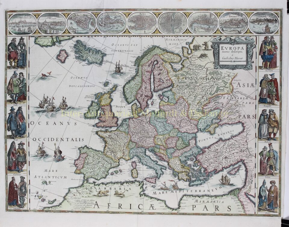 Europe - Willem Blaeu, 1630