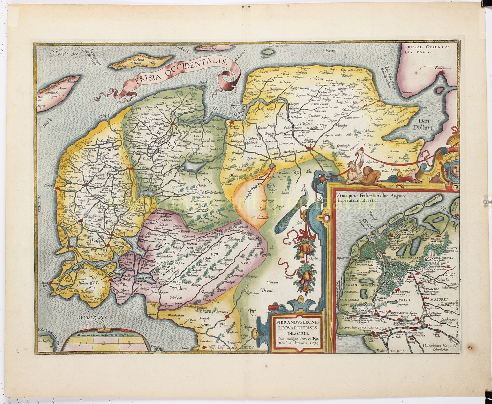 Friesland and Groningen - Abraham Ortelius, 1603 - Image 3