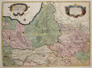 17e-eeuwse kaart van Gelderland, Veluwe en graafschap Zutphen