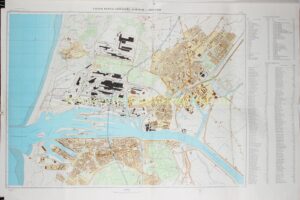 Alternative view of Haarlem, Velsen, Beverwijk, Heemstede, IJmuiden - Soviet map, 1977