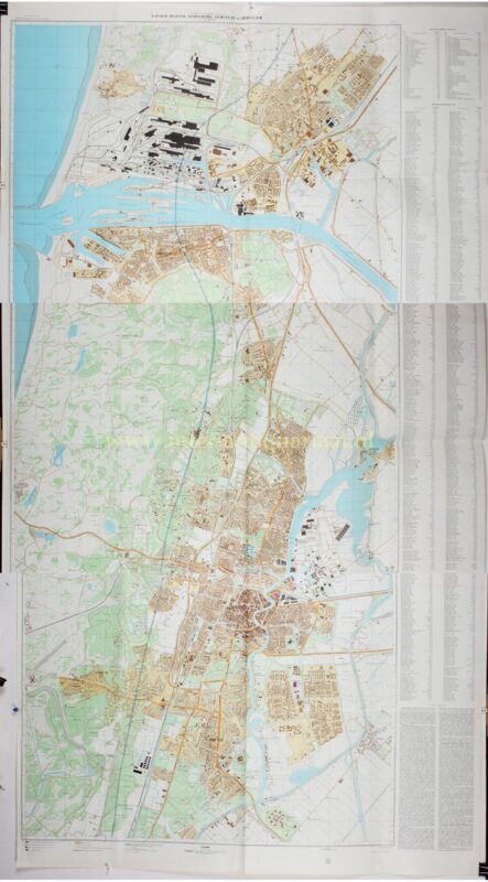 Haarlem, Velsen, Beverwijk, Heemstede, IJmuiden - Soviet map, 1977