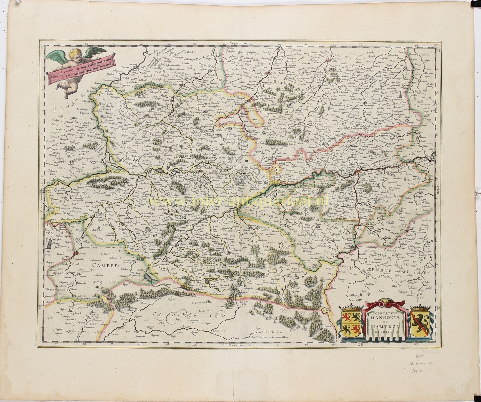 Hainaut and Namur - Willem + Joan Blaeu, 1635 - Image 3