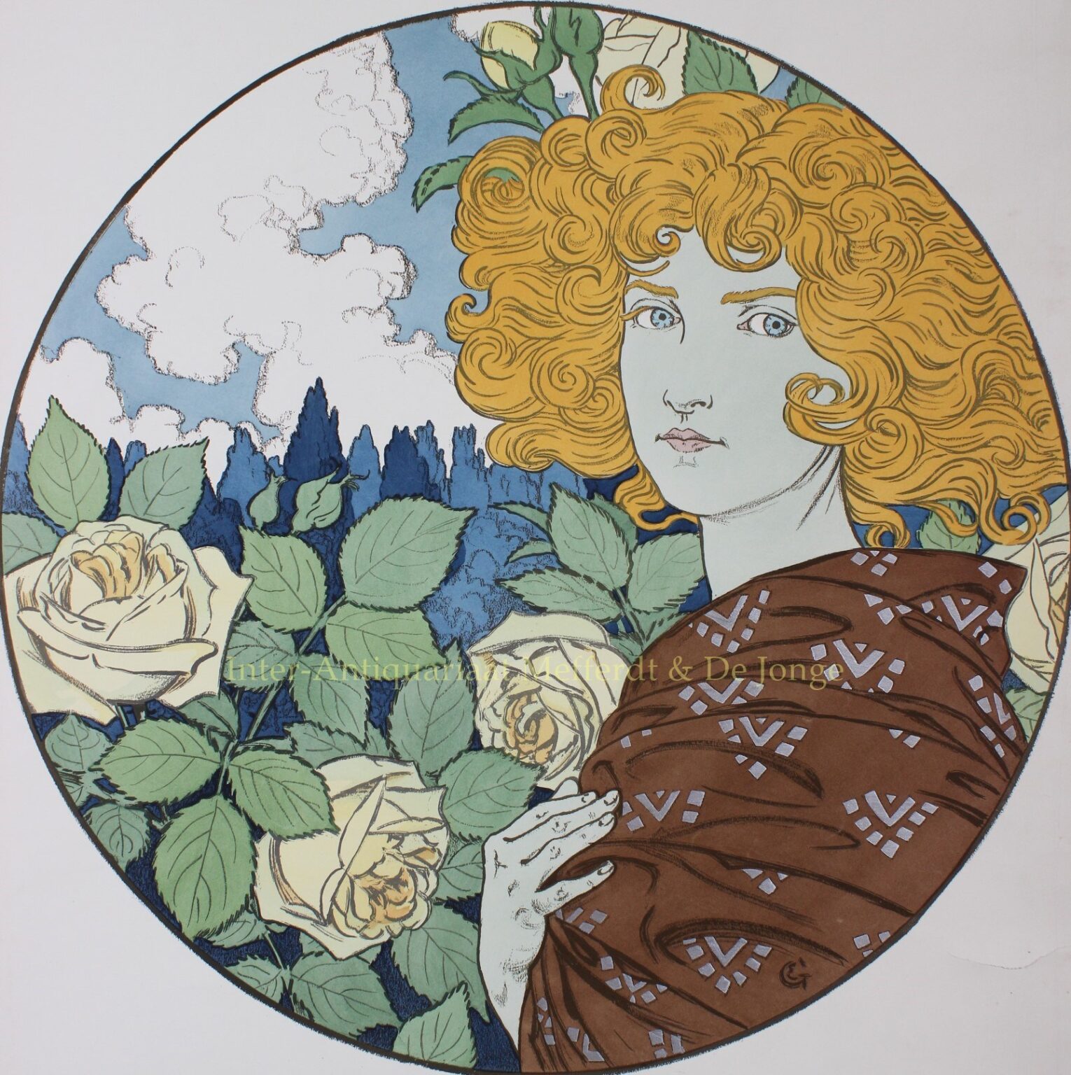 Jalousie - Eugène Grasset, 1897