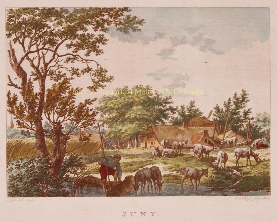 The Twelve Months - Izaak de Wit Jansz. after Jacob Cats, 1805-1807 - Image 7