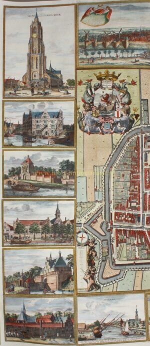 Delft - Dirck van Bleyswijck + Pieter Mortier, 1703 - Image 2