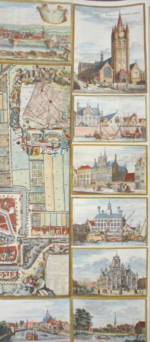Delft - Dirck van Bleyswijck + Pieter Mortier, 1703 - Image 9
