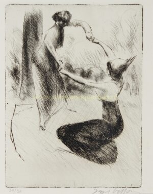 L’aide gracieuse - Jacques Villon, 1907
