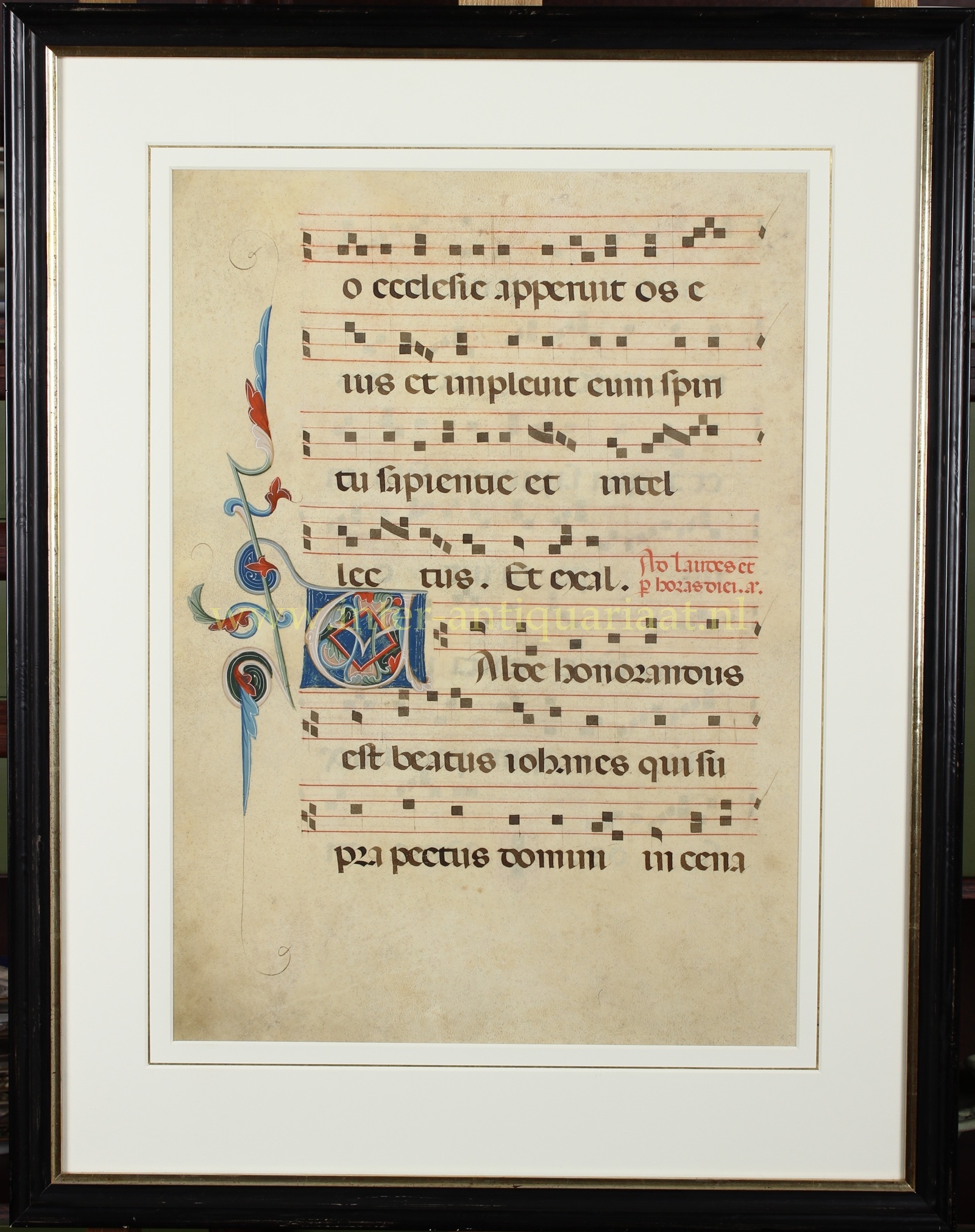 Medieval Illuminated Manuscript Leaf - Tuscany, c. 1300-1325 - Image 2