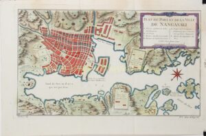 Alternative view of Nagasaki, Dejima - Guillaume Dheulland + Jacques-Nicolas Bellin, 1764