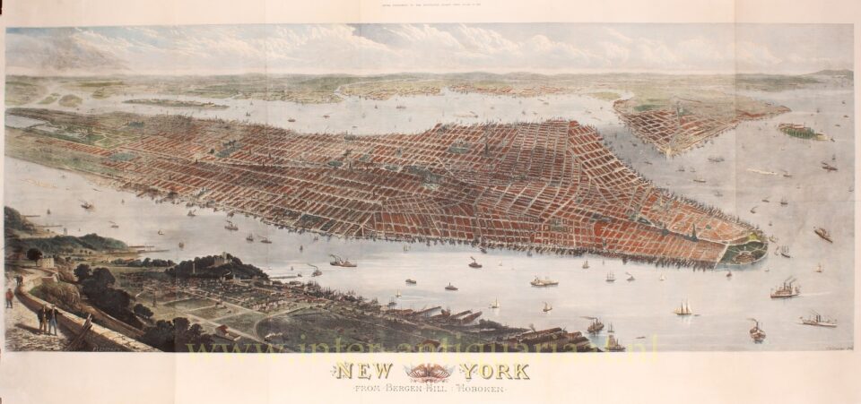 view of 19th century New York