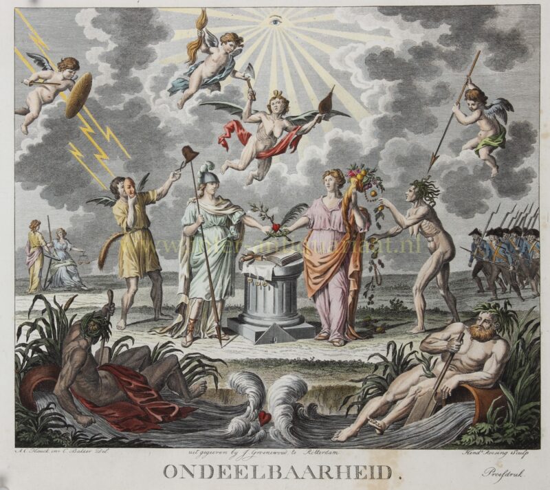 Allegory of the Indivisibility of the Batavian Republic - Hendrik Roosing, 1795