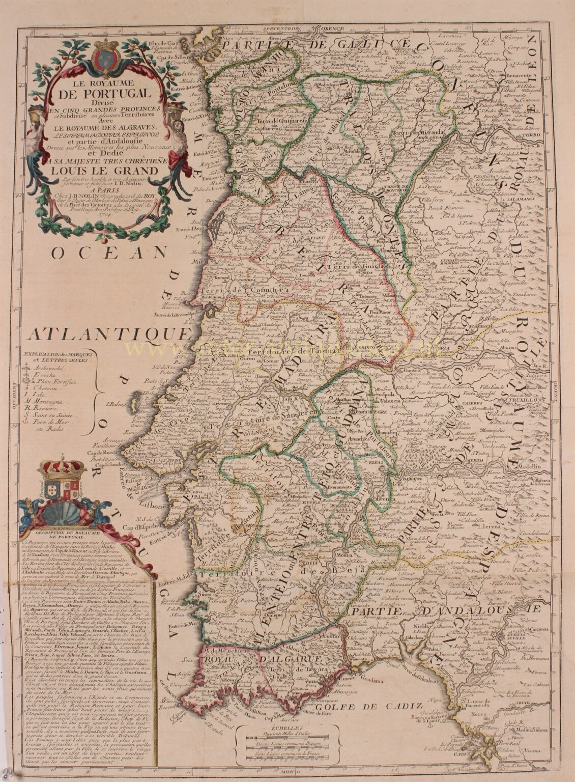 Portugal - Jean-Baptiste Nolin, 1702