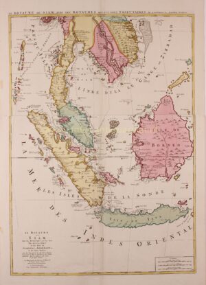 18e-eeuwse kaart Zuidoost-Azie